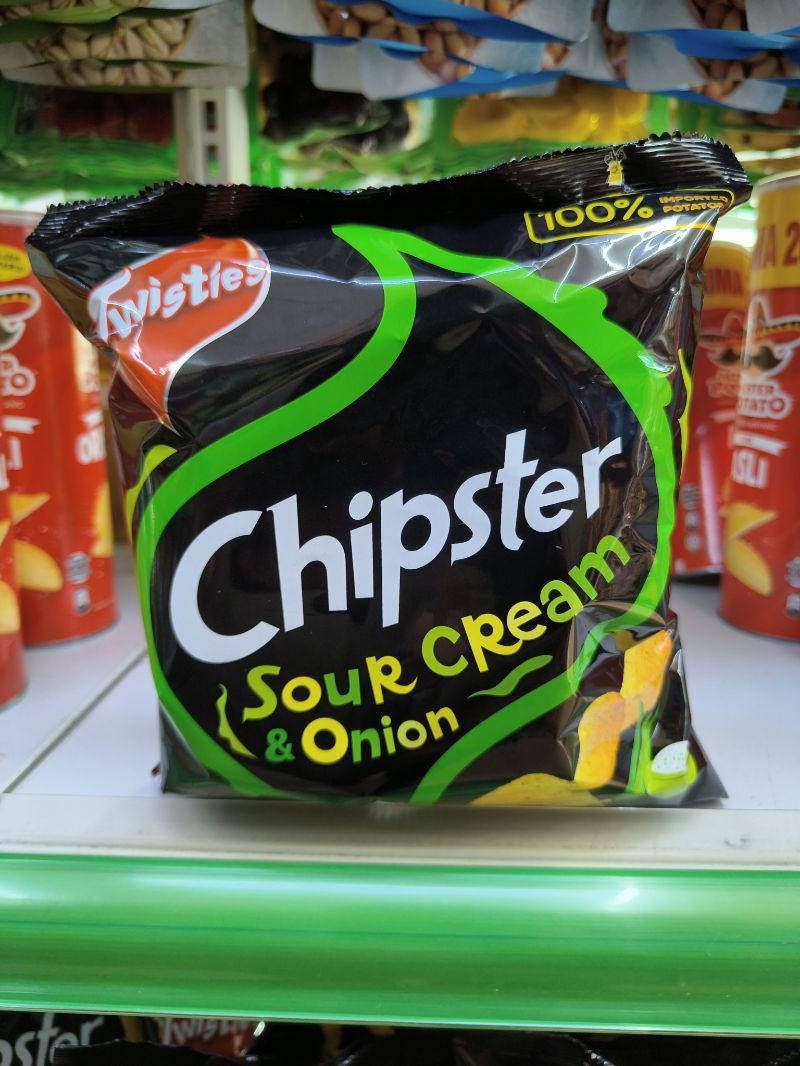 TWISTIES CHIPSTER 60G SOUR CREAM